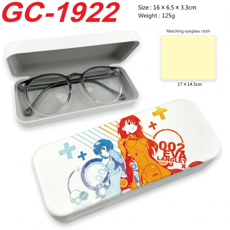 EVA Anime UV printed PU leather material glasses case 16X6.5X3.3cm gc-1922