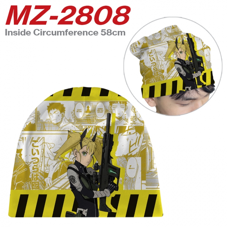 KAIJU NUMBER EIGHT Anime flannel full color hat cosplay men's and women's knitted hats 58cm  MZ-2808