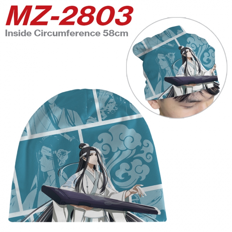 The wizard of the de Anime flannel full color hat cosplay men's and women's knitted hats 58cm  MZ-2803