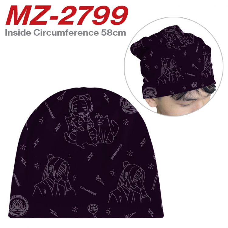 The wizard of the de Anime flannel full color hat cosplay men's and women's knitted hats 58cm MZ-2799