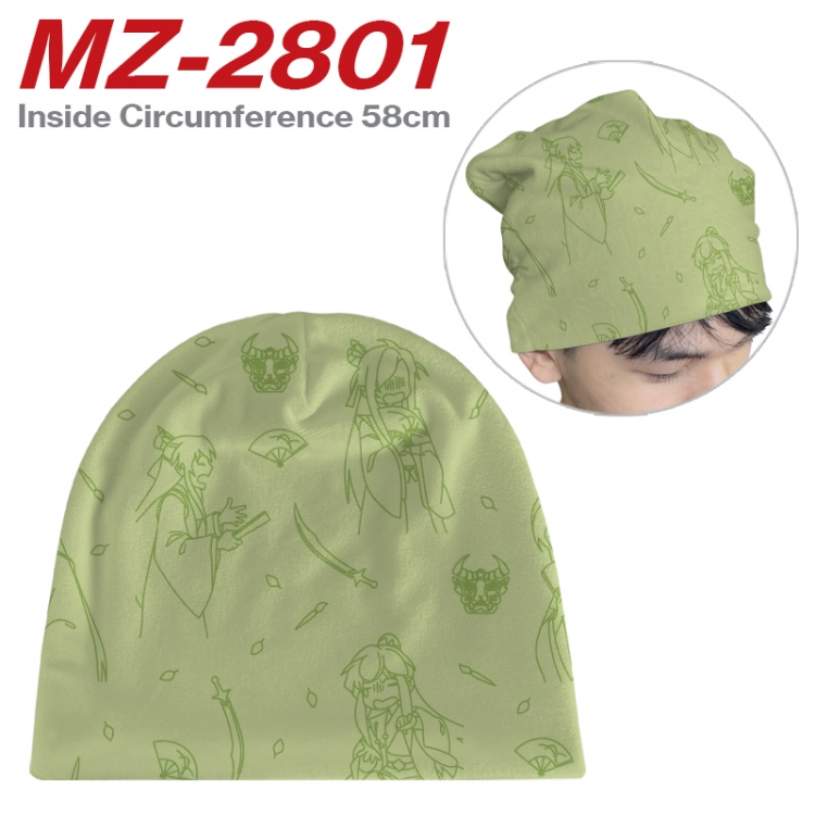 The wizard of the de Anime flannel full color hat cosplay men's and women's knitted hats 58cm   MZ-2801