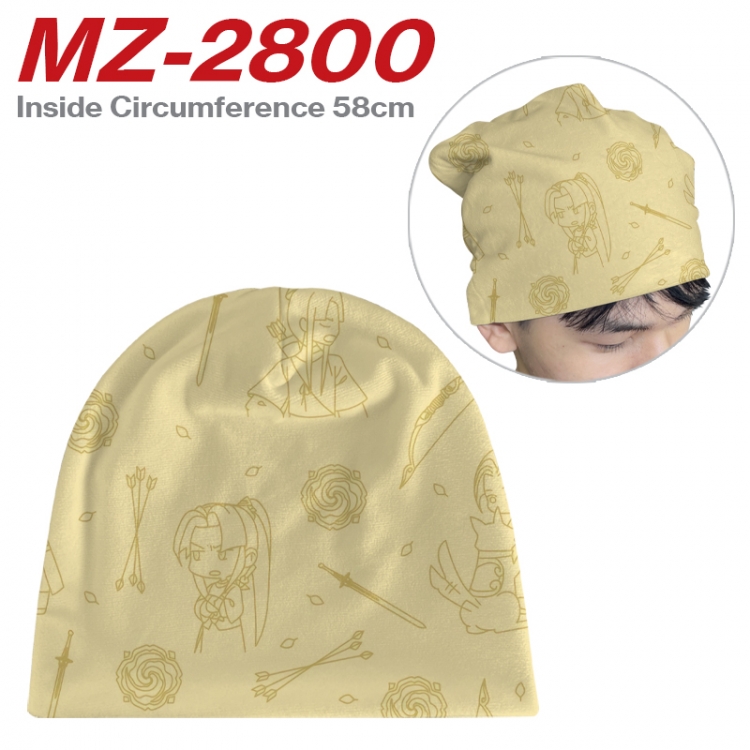 The wizard of the de Anime flannel full color hat cosplay men's and women's knitted hats 58cm  MZ-2800