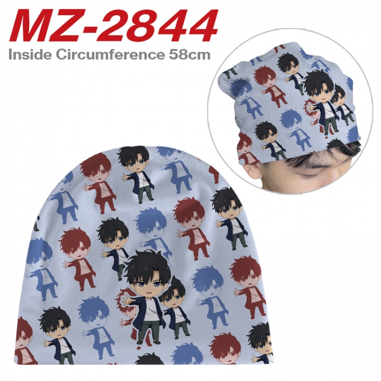 Solo Leveling:Arise  Anime flannel full color hat cosplay men's and women's knitted hats 58cm MZ-2844