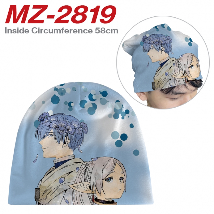 Frieren: Beyond Journey's  Anime flannel full color hat cosplay men's and women's knitted hats 58cm MZ-2819