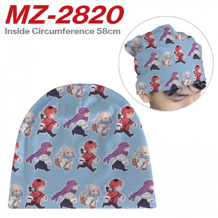 Frieren: Beyond Journey's  Anime flannel full color hat cosplay men's and women's knitted hats 58cm  MZ-2820