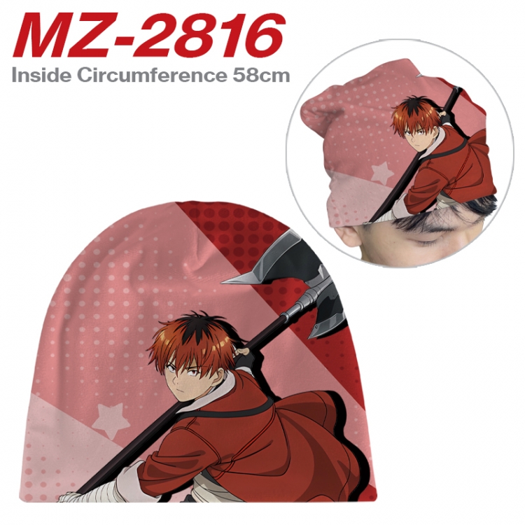 Frieren: Beyond Journey's  Anime flannel full color hat cosplay men's and women's knitted hats 58cm  MZ-2816