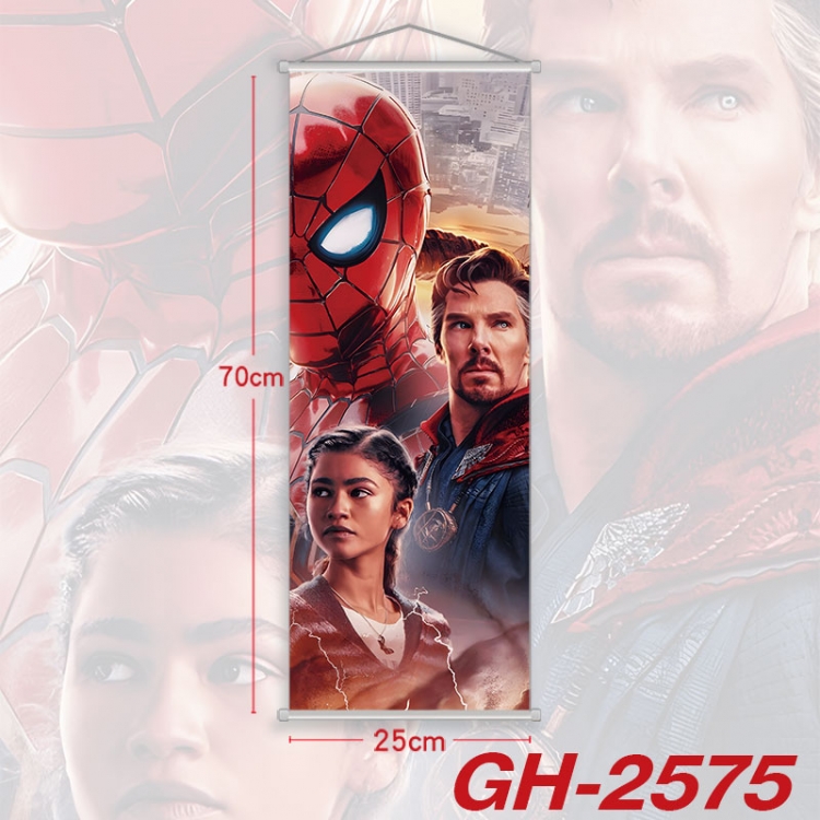 Marvel Plastic Rod Cloth Small Hanging Canvas Painting Wall Scroll 25x70cm price for 5 pcs gh-2575