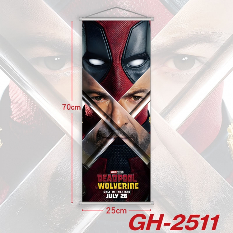 Marvel Plastic Rod Cloth Small Hanging Canvas Painting Wall Scroll 25x70cm price for 5 pcs  gh-2511