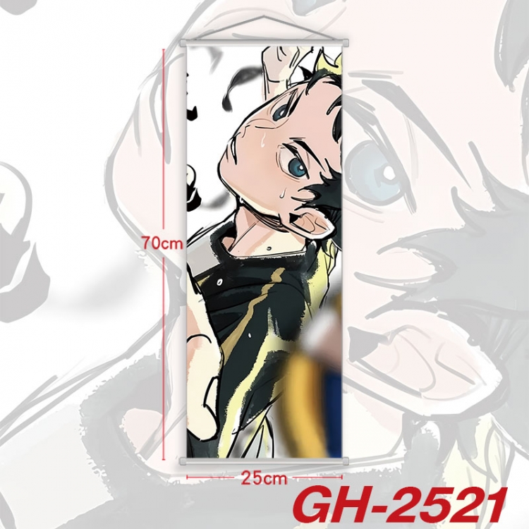 Haikyuu!! Plastic Rod Cloth Small Hanging Canvas Painting Wall Scroll 25x70cm price for 5 pcs gh-2521