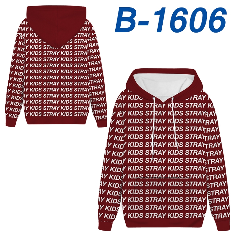 straykids Anime full-color health cloth hooded sweatshirt from S to 4XL B-1606