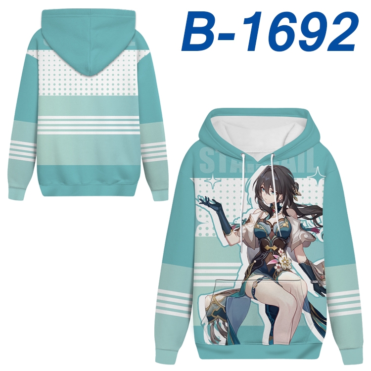 Honkai: Star Rail Anime full-color health cloth hooded sweatshirt from S to 4XL