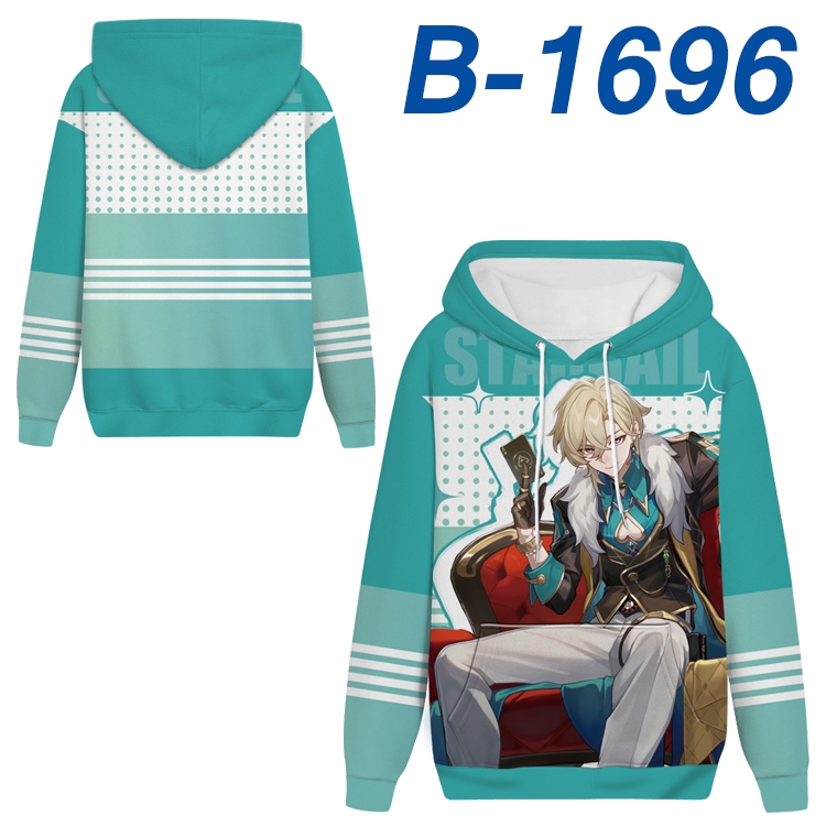 Honkai: Star Rail Anime full-color health cloth hooded sweatshirt from S to 4XL