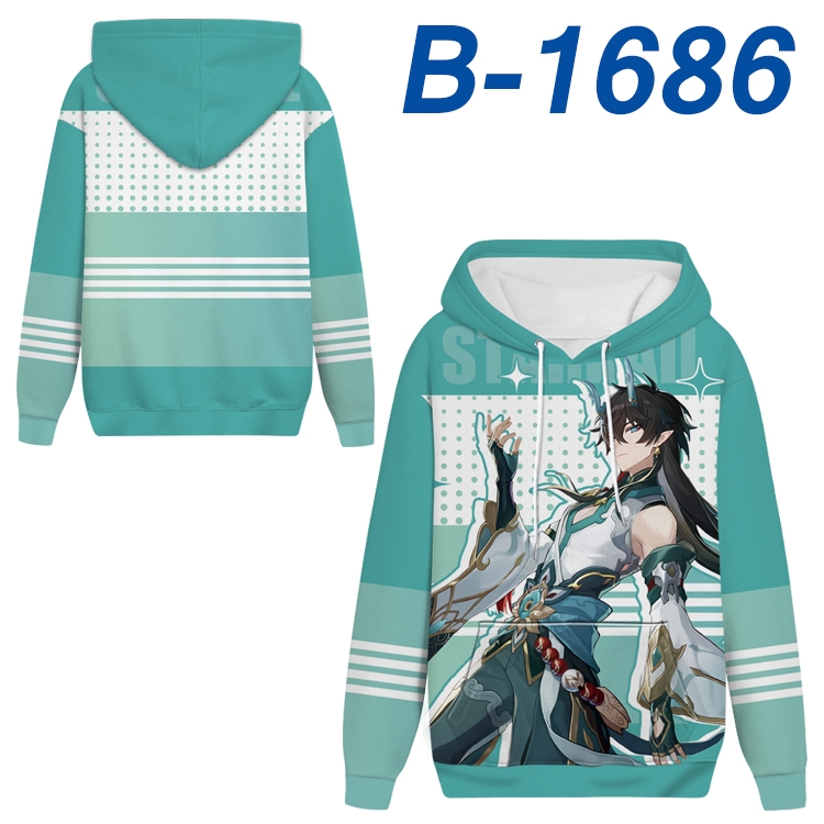 Honkai: Star Rail Anime full-color health cloth hooded sweatshirt from S to 4XL