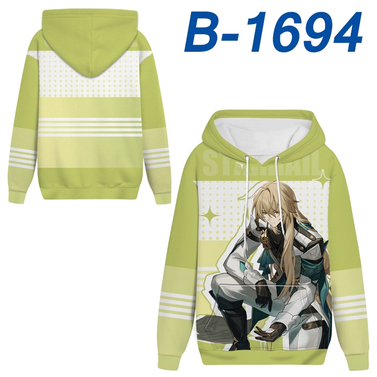 Honkai: Star Rail Anime full-color health cloth hooded sweatshirt from S to 4XL