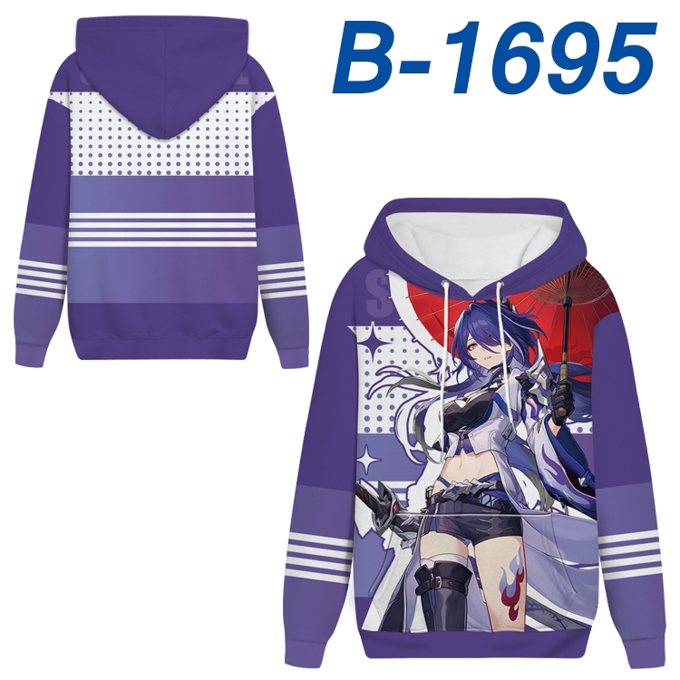 Honkai: Star Rail Anime full-color health cloth hooded sweatshirt from S to 4XL