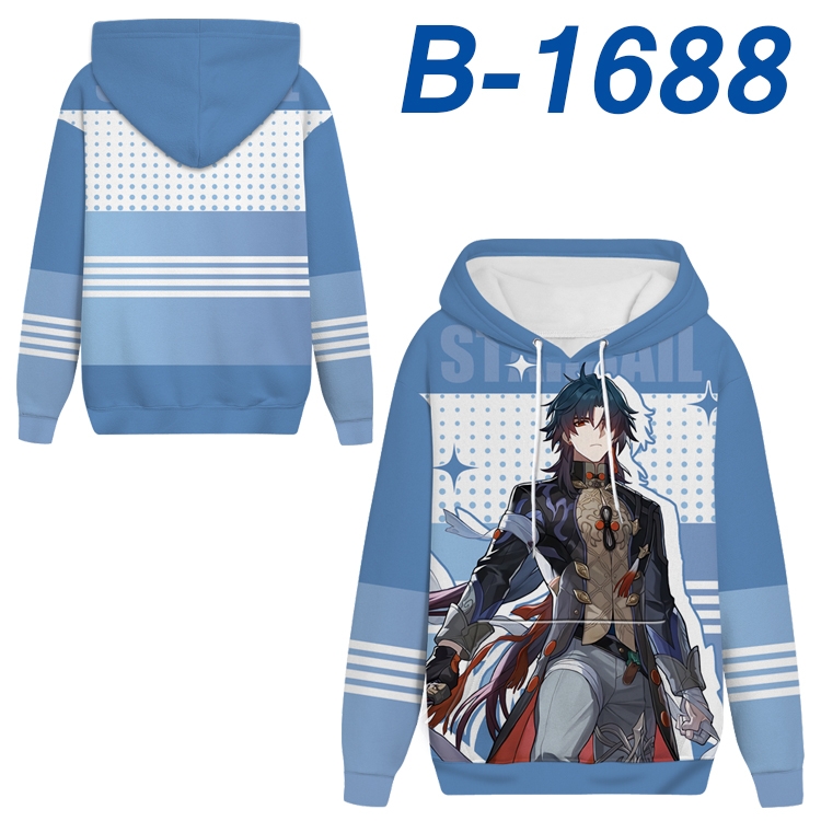 Honkai: Star Rail Anime full-color health cloth hooded sweatshirt from S to 4XL