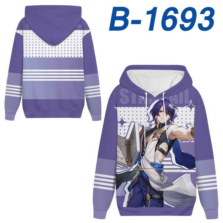 Honkai: Star Rail Anime full-color health cloth hooded sweatshirt from S to 4XL