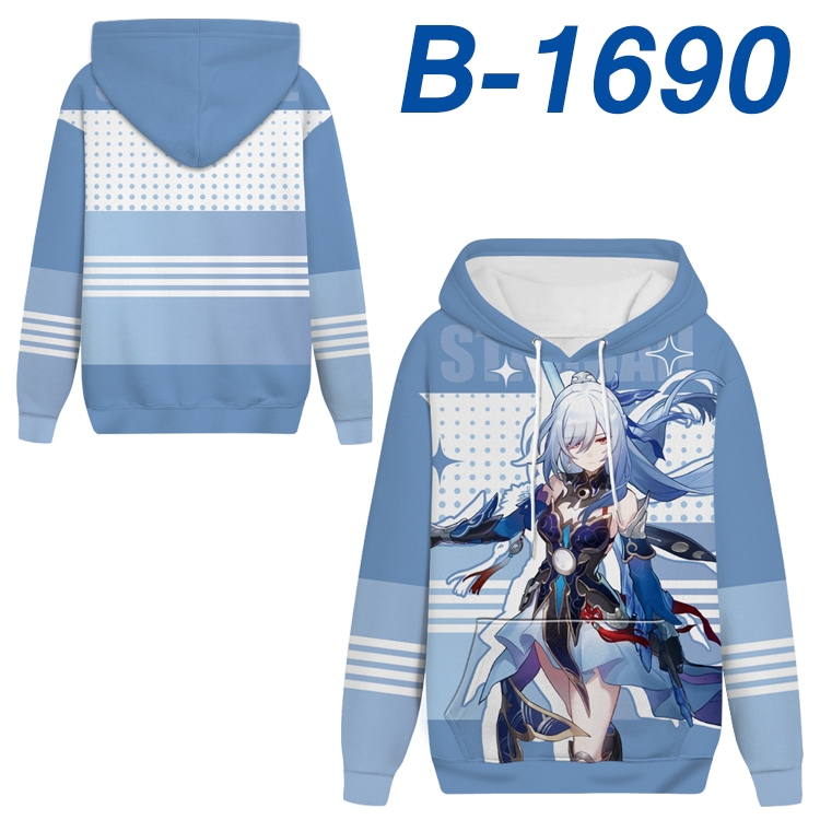 Honkai: Star Rail Anime full-color health cloth hooded sweatshirt from S to 4XL