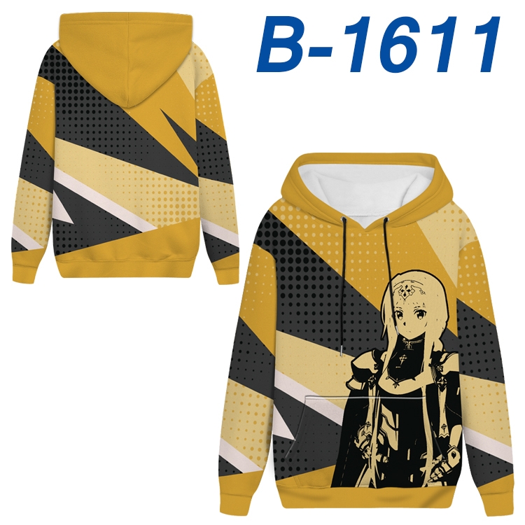 Sword Art Online Anime full-color health cloth hooded sweatshirt from S to 4XL