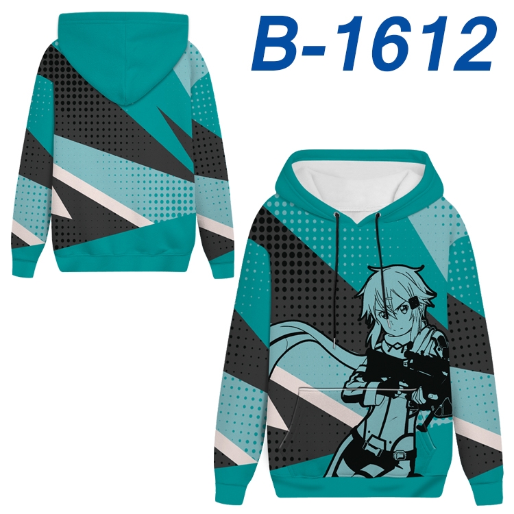 Sword Art Online Anime full-color health cloth hooded sweatshirt from S to 4XL