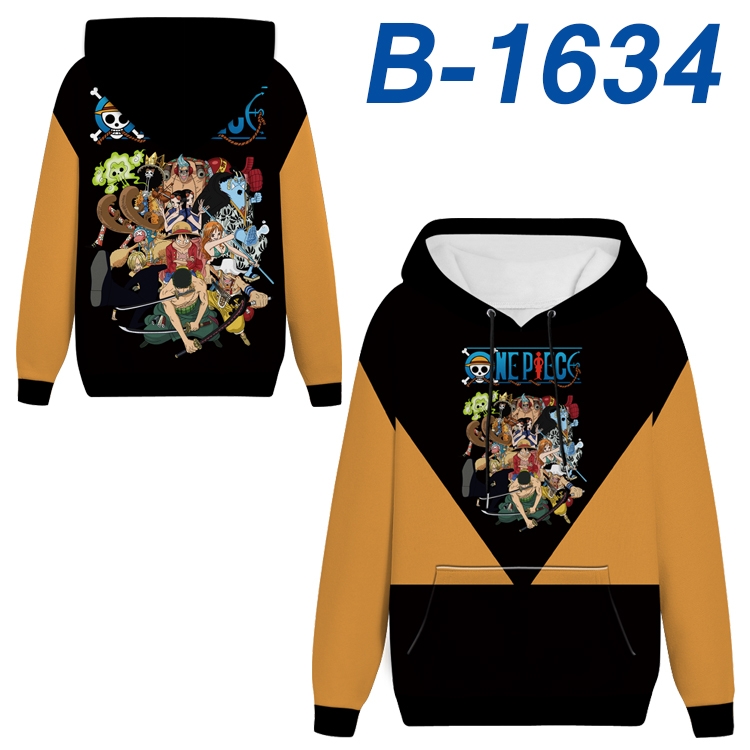 One Piece Anime full-color health cloth hooded sweatshirt from S to 4XL