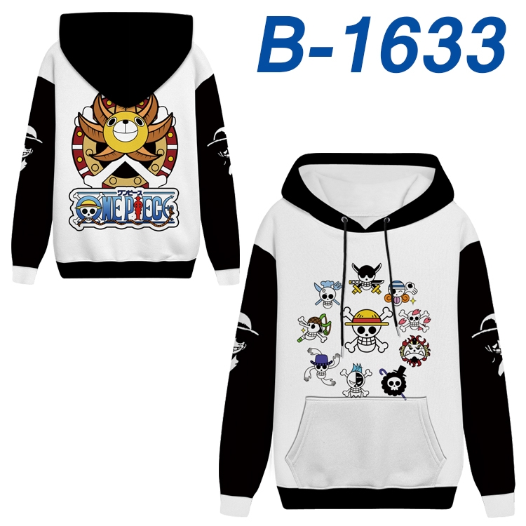 One Piece Anime full-color health cloth hooded sweatshirt from S to 4XL