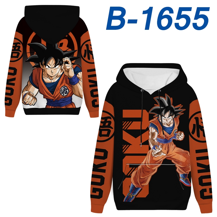  DRAGON BALL Anime full-color health cloth hooded sweatshirt from S to 4XL