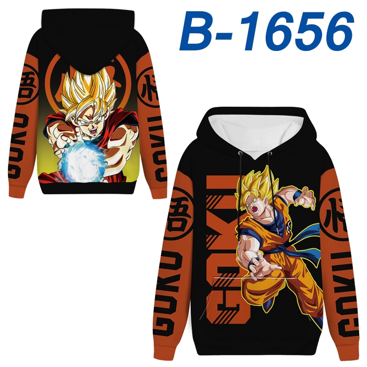  DRAGON BALL Anime full-color health cloth hooded sweatshirt from S to 4XL