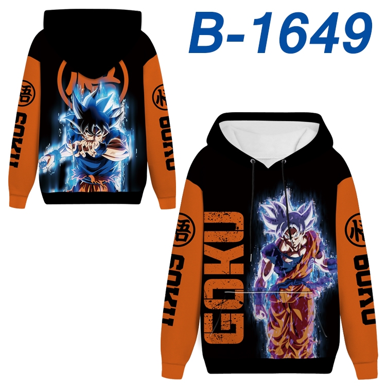  DRAGON BALL Anime full-color health cloth hooded sweatshirt from S to 4XL