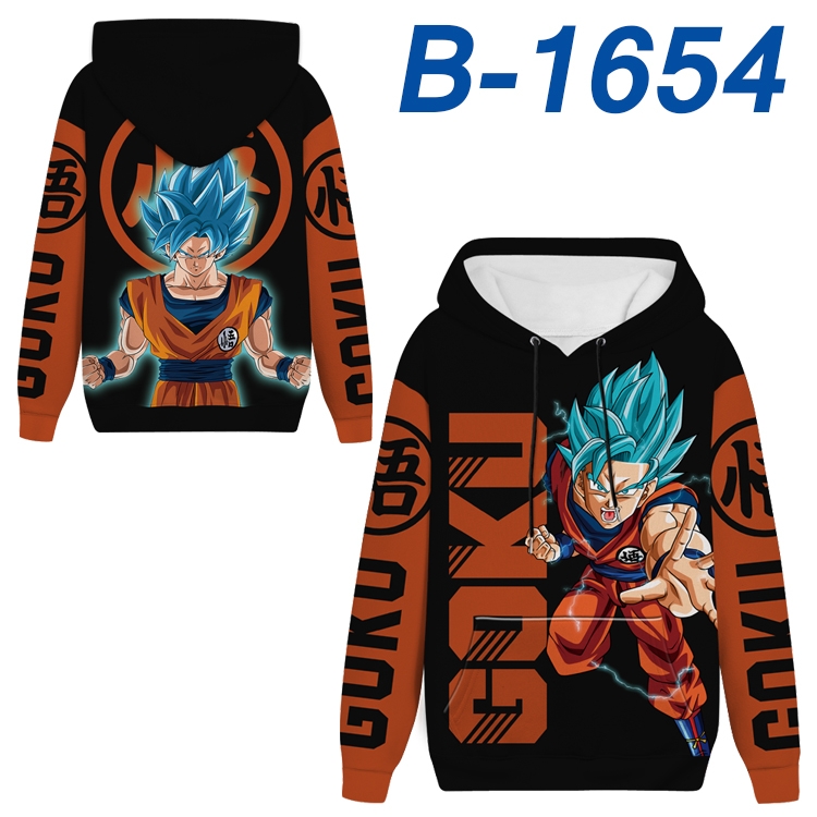  DRAGON BALL Anime full-color health cloth hooded sweatshirt from S to 4XL