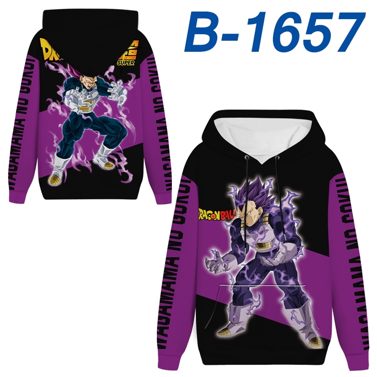  DRAGON BALL Anime full-color health cloth hooded sweatshirt from S to 4XL