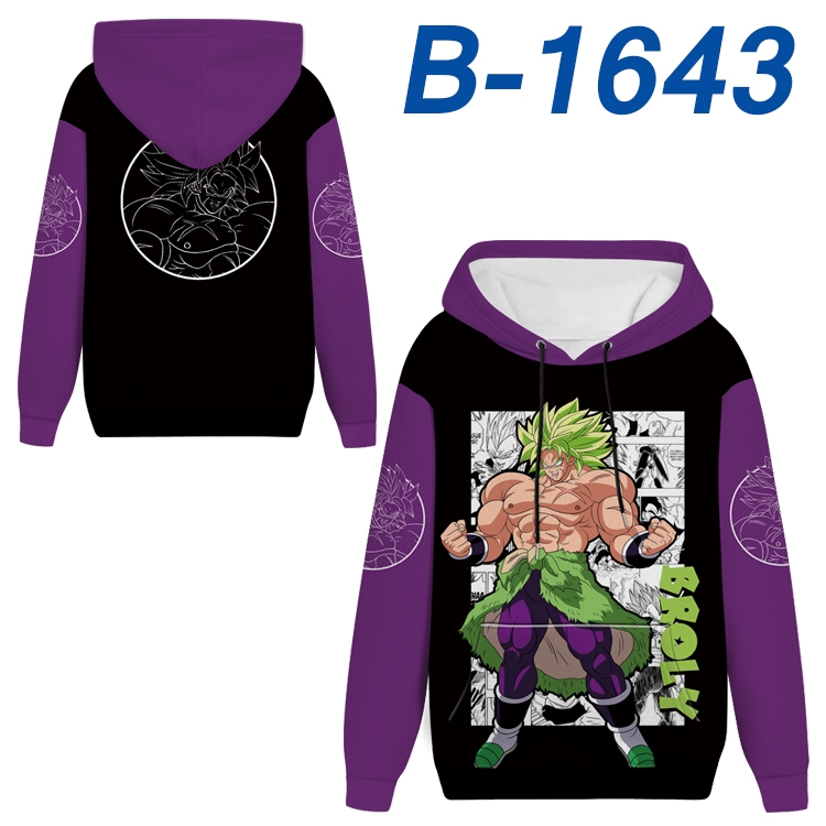  DRAGON BALL Anime full-color health cloth hooded sweatshirt from S to 4XL