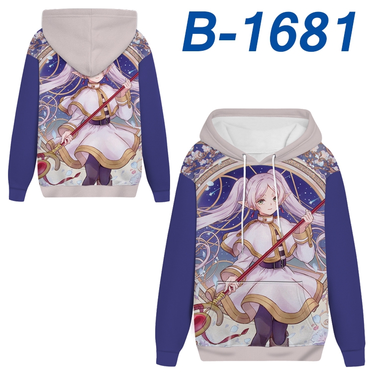 Frieren: Beyond Journey's Anime full-color health cloth hooded sweatshirt from S to 4XL