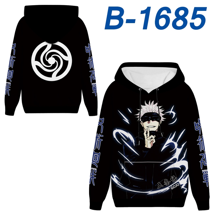 Jujutsu Kaisen Anime full-color health cloth hooded sweatshirt from S to 4XL