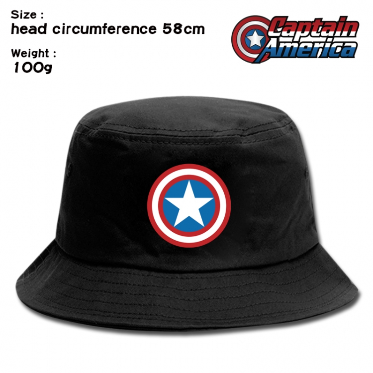 superhero  Anime canvas fisherman hat sun hat 58cm