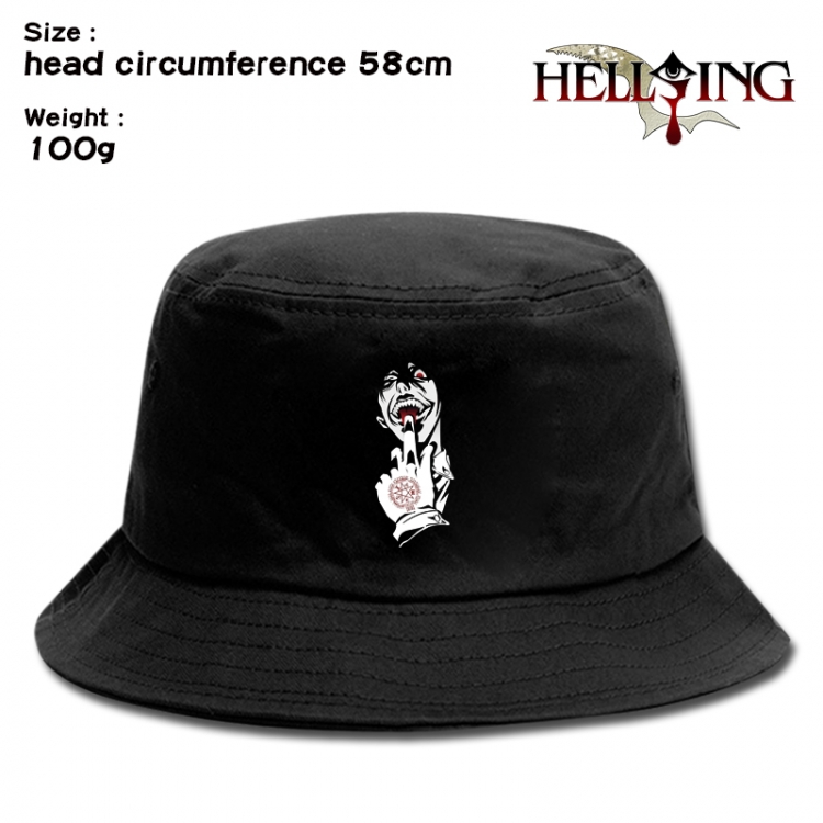 HellSing  Anime canvas fisherman hat sun hat 58cm