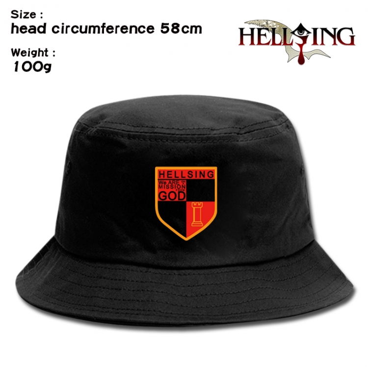 HellSing  Anime canvas fisherman hat sun hat 58cm