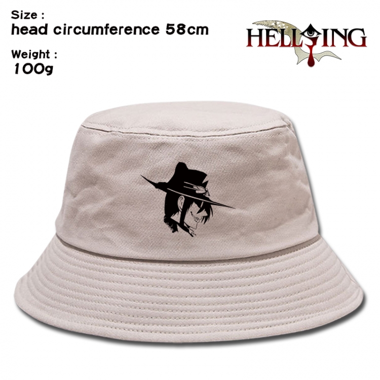 HellSing  Anime canvas fisherman hat sun hat 58cm