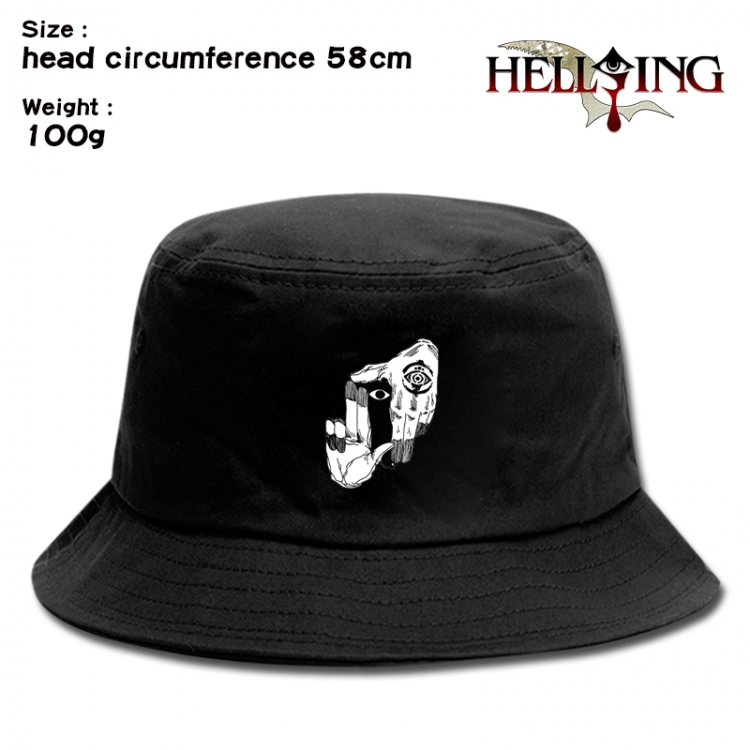 HellSing  Anime canvas fisherman hat sun hat 58cm