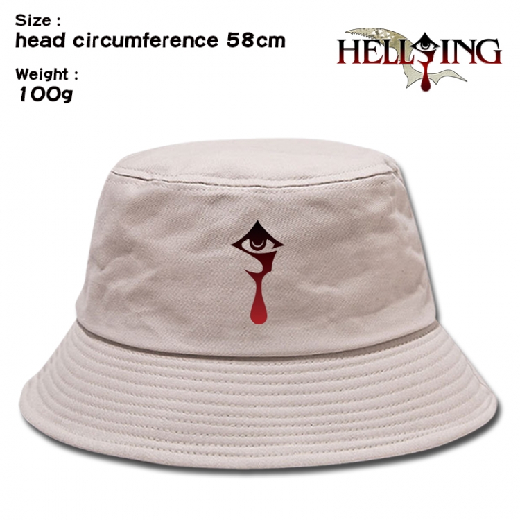 HellSing  Anime canvas fisherman hat sun hat 58cm