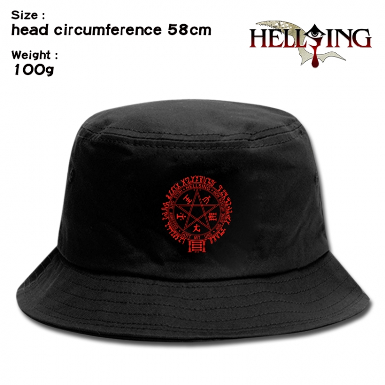 HellSing  Anime canvas fisherman hat sun hat 58cm