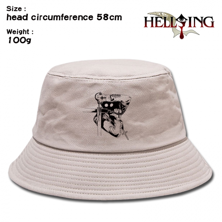 HellSing  Anime canvas fisherman hat sun hat 58cm