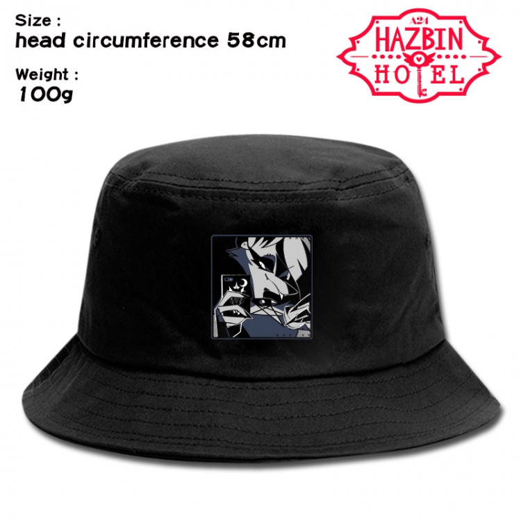 Hazbin Hotel  Anime canvas fisherman hat sun hat 58cm