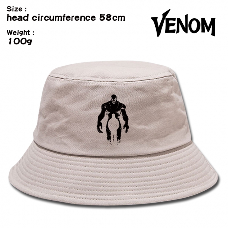 venom Anime canvas fisherman hat sun hat 58cm