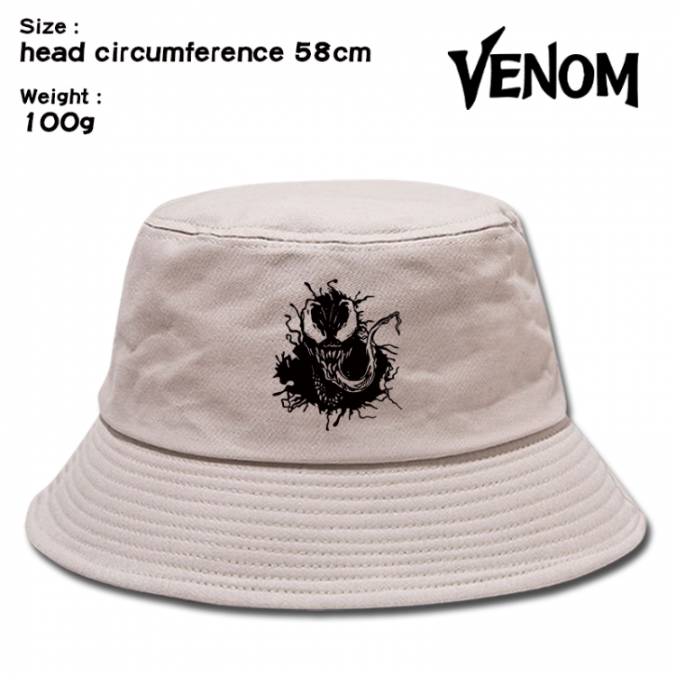 venom Anime canvas fisherman hat sun hat 58cm