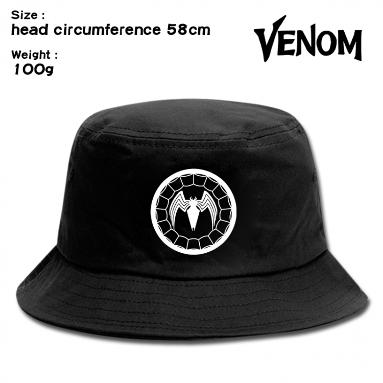 venom Anime canvas fisherman hat sun hat 58cm