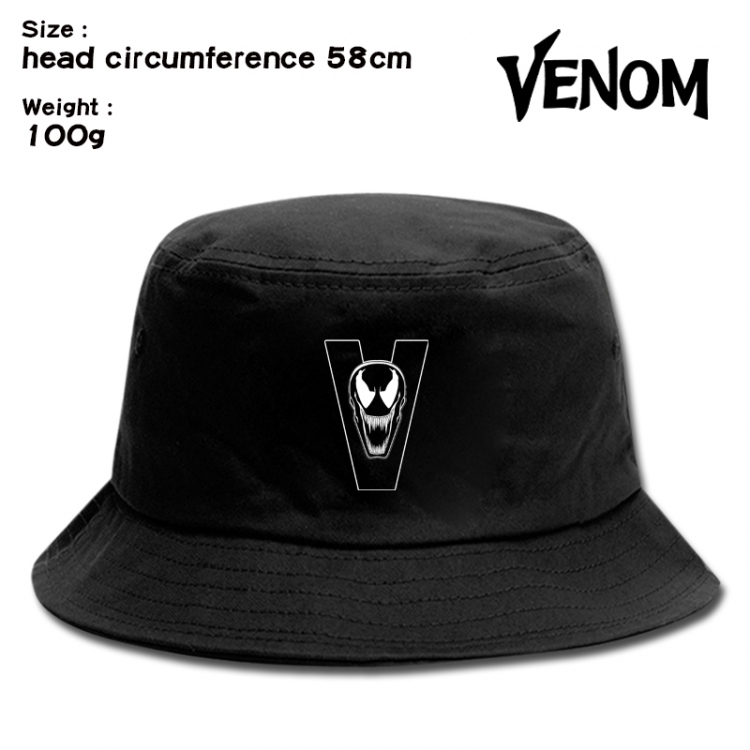 venom Anime canvas fisherman hat sun hat 58cm