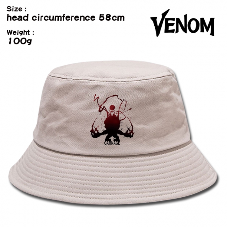 venom Anime canvas fisherman hat sun hat 58cm