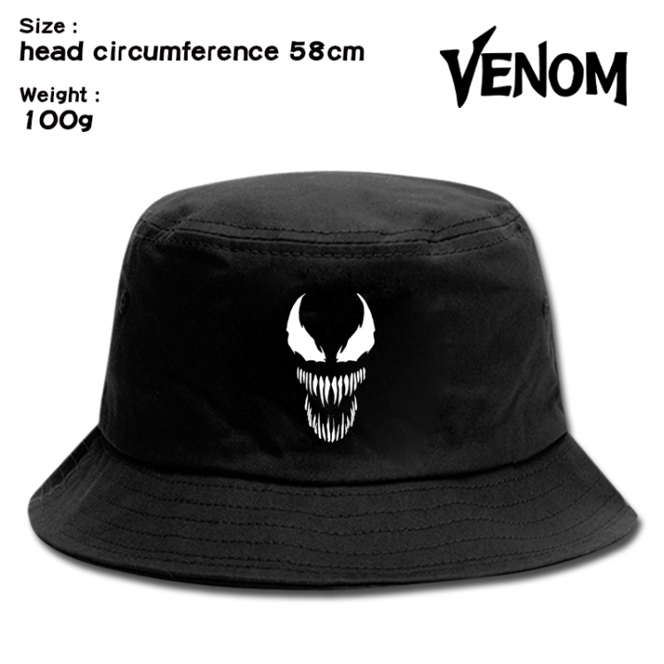 venom Anime canvas fisherman hat sun hat 58cm