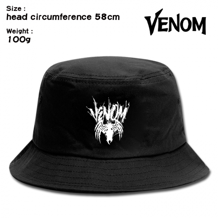 venom Anime canvas fisherman hat sun hat 58cm